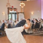 Kelsey and Jared dancing.