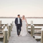 Kelsey and Jared on the dock.