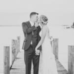 Kelsey and Jared on the dock.