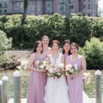 Xuan with bridesmaids.