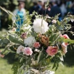 Wedding bouquet close up.