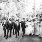 Xuan and Shu with their wedding party.