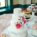 Wedding cake and desserts.