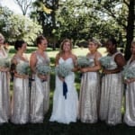 Liz and her bridesmaids.