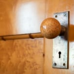 Bamboo Room - doorknob detail.