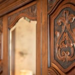 Bronze Room - fireplace detail.