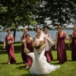 Melissa and her bridesmaids.