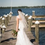 Melissa on the dock.