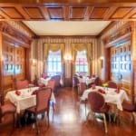 Dining tables in the Center Room at Edgar's Restaurant.