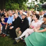 Guests at Haley and Matt's wedding.