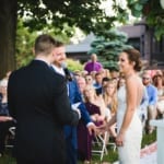 Haley and Matt's wedding ceremony.