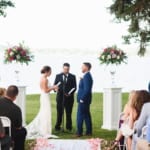 Haley and Matt's wedding ceremony.