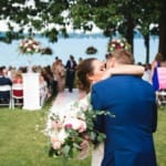 Haley and Matt kissing.