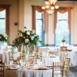 Meritage Ballroom setup for a wedding reception.