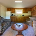 Ice House - Kitchen and sitting area. Ice House - Kitchen and sitting area.