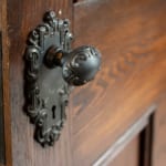 Lewis Suite - doorknob detail. Lewis Suite - doorknob detail.