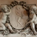Lewis Suite - Fireplace mantle detail. Lewis Suite - Fireplace mantle detail.
