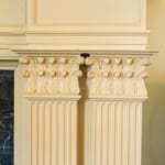 Living Room - fireplace detail. Living Room - fireplace detail.