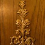 Living Room - door detail. Living Room - door detail.