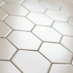 Mandingo Room - bathroom floor tile detail.