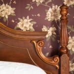 Mandingo Room - headboard and bedpost.