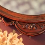 Mandingo Room - headboard detail. Mandingo Room - headboard detail.