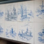 Nicholas Room - Fireplace decorative tiles. Nicholas Room - Fireplace decorative tiles.