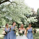 Shannon with her bridesmaids.