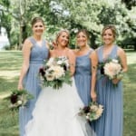 Shannon with her bridesmaids.