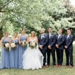 Shannon and Nick with their wedding party.