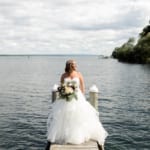 Shannon on the dock.