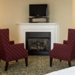 Reserve Room - fireplace.