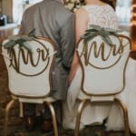 Castle Ballroom - Mr & Mrs chairs.