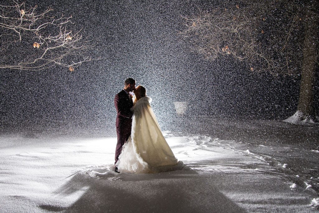 Wedding Venues in Geneva, NY: A Wintertime Fairytale at Belhurst Castle